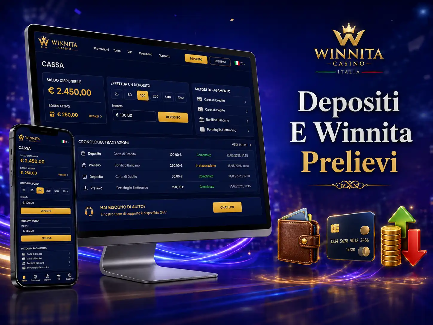 Depositi E Winnita Prelievi
