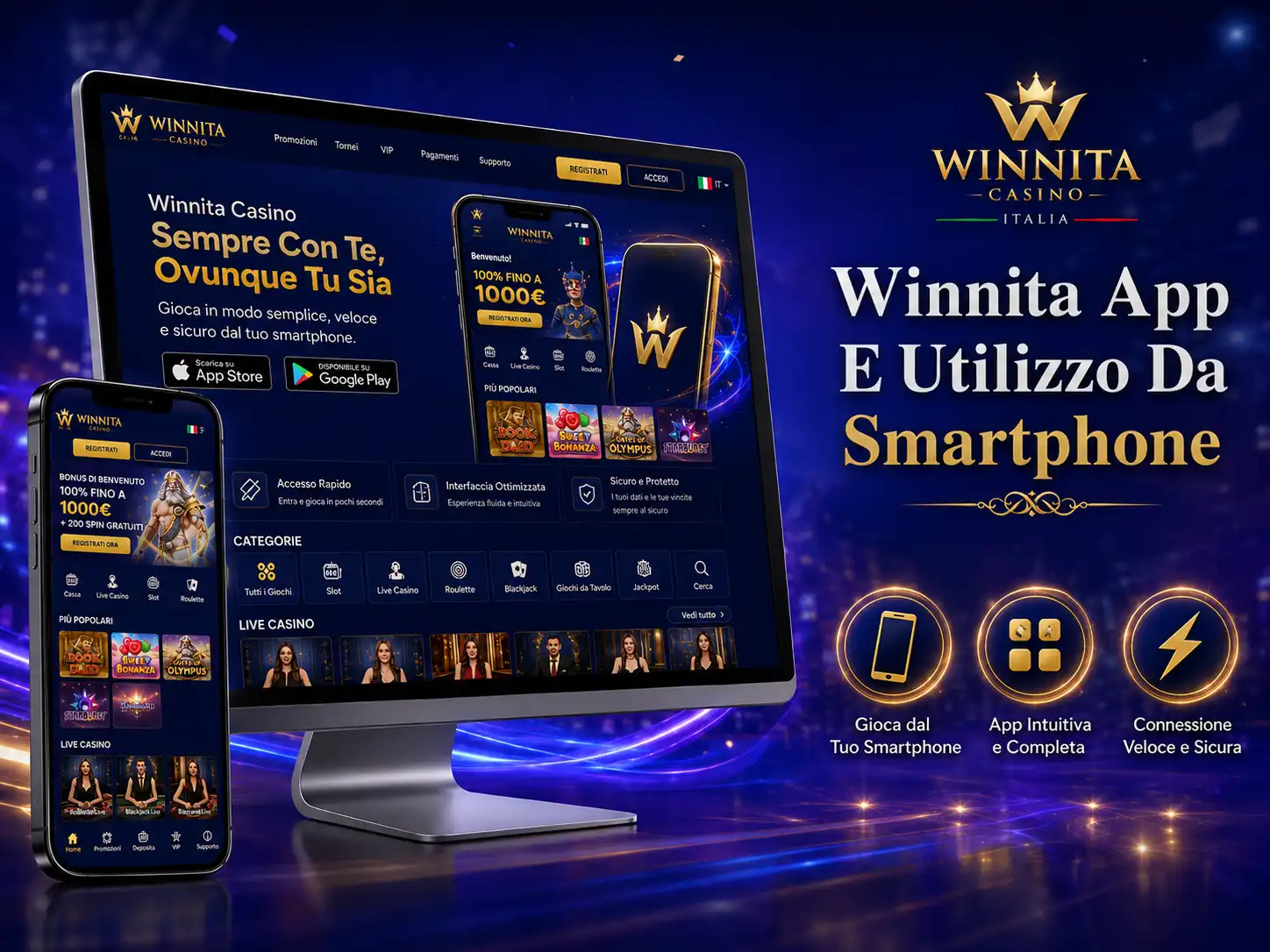 Winnita App E Utilizzo Da Smartphone