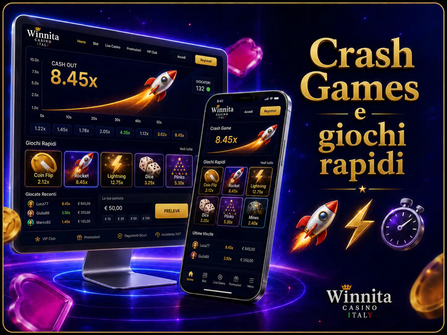 Crash Games e giochi rapidi: meccanica e controllo del budget