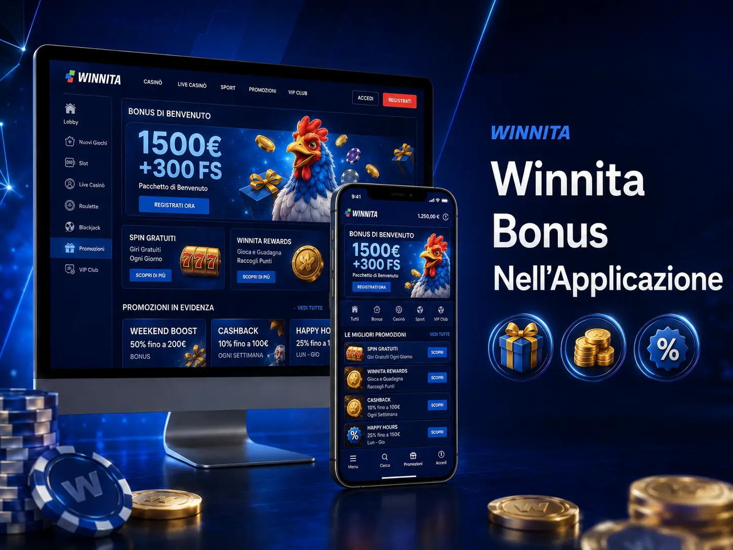 Winnita Bonus Nell'Applicazione