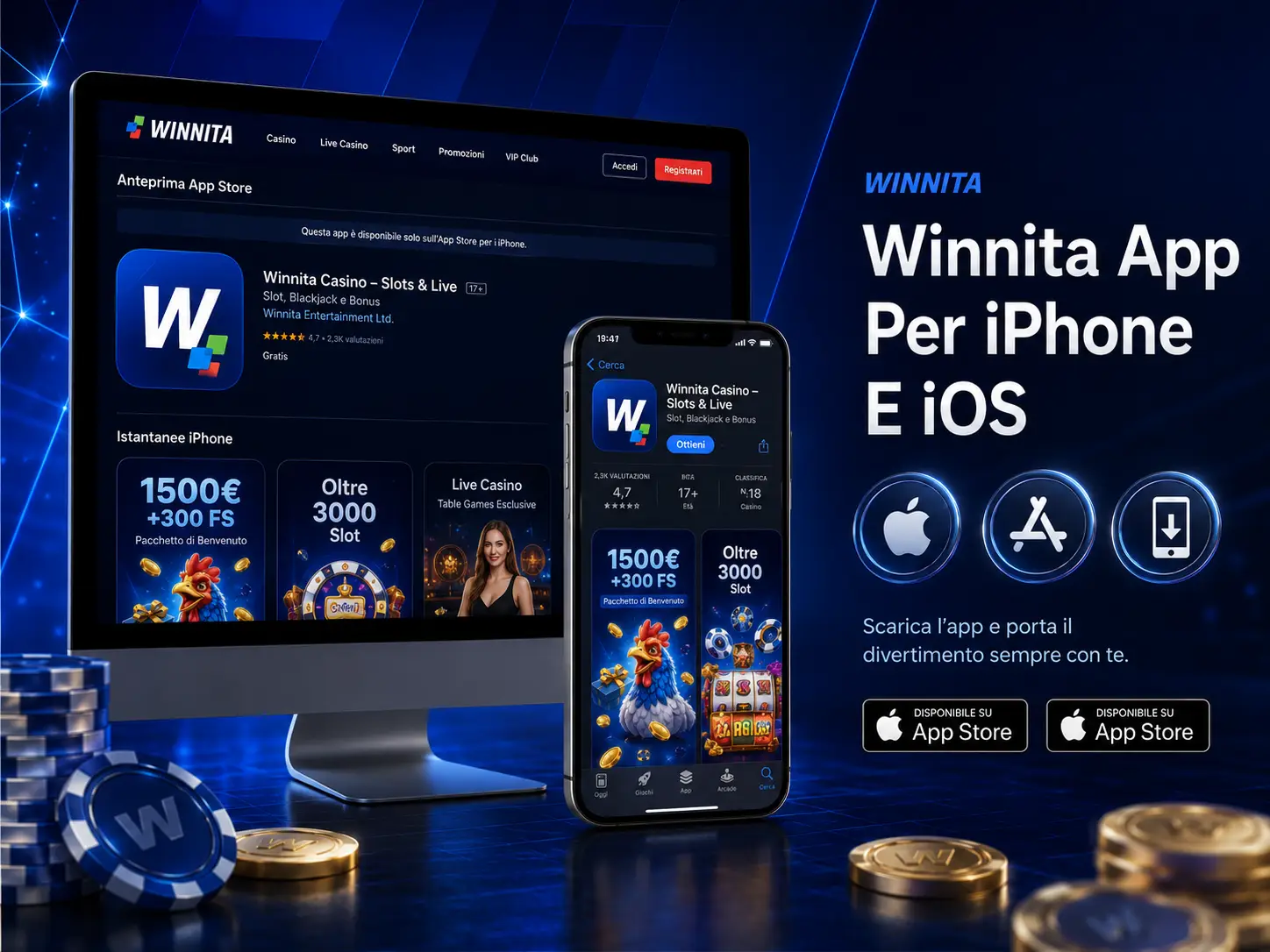 Winnita App Per iPhone E iOS