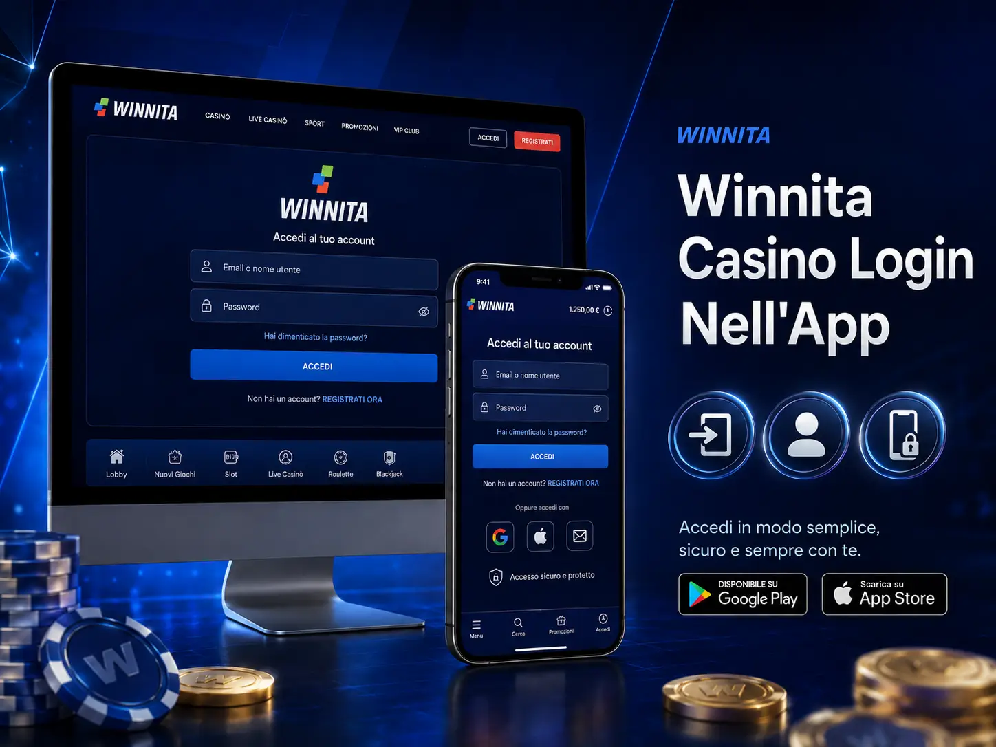 Winnita Casino Login Nell'App
