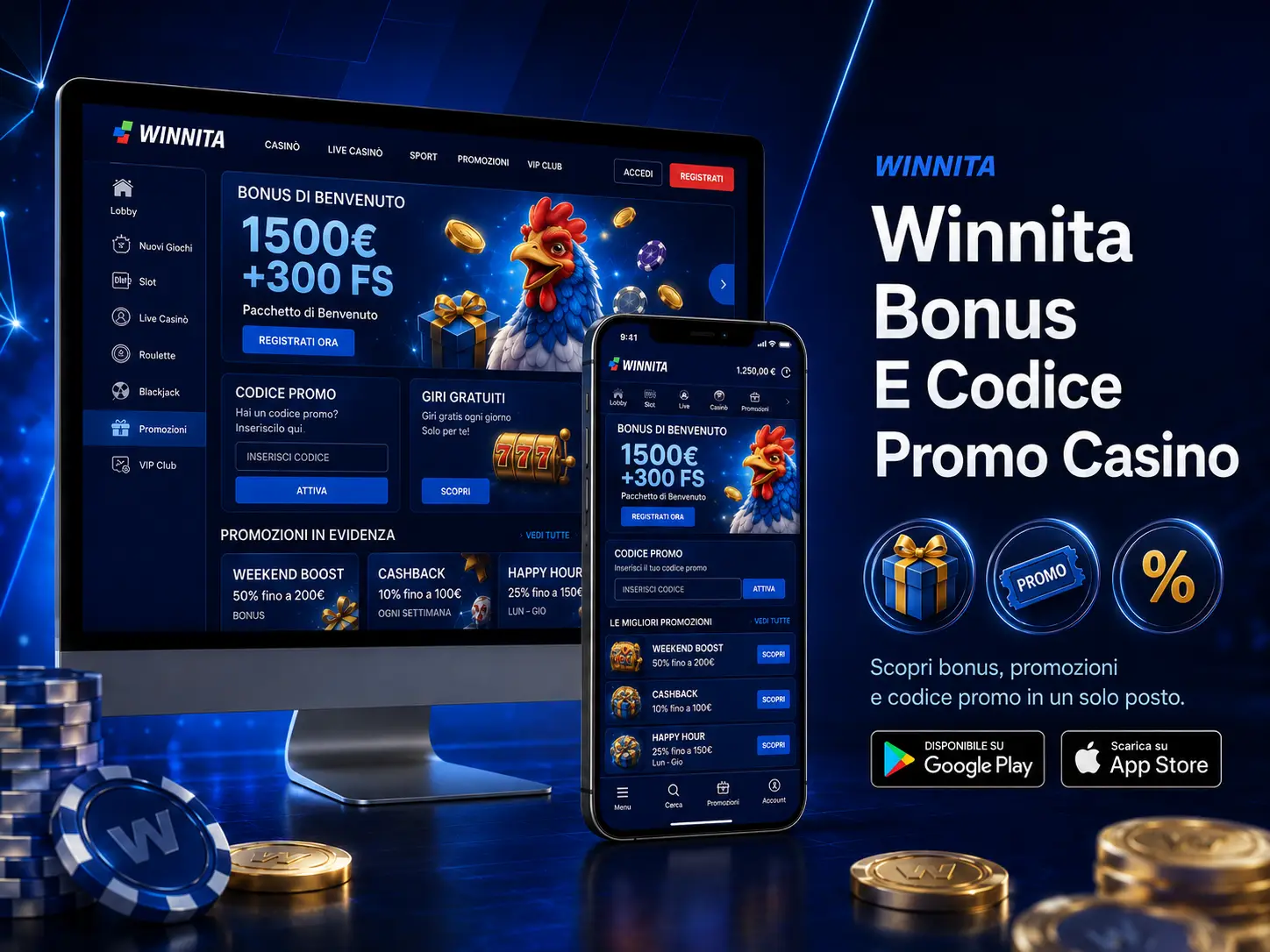 Winnita Bonus E Codice Promo Casino 2026