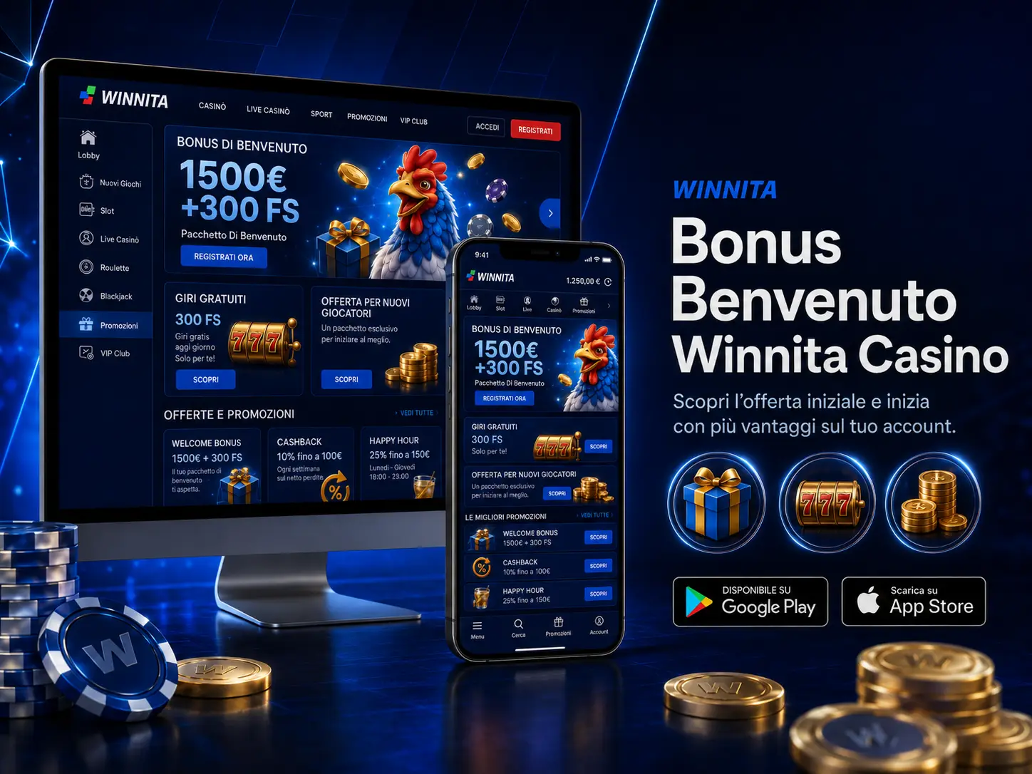 Bonus Benvenuto Winnita Casino