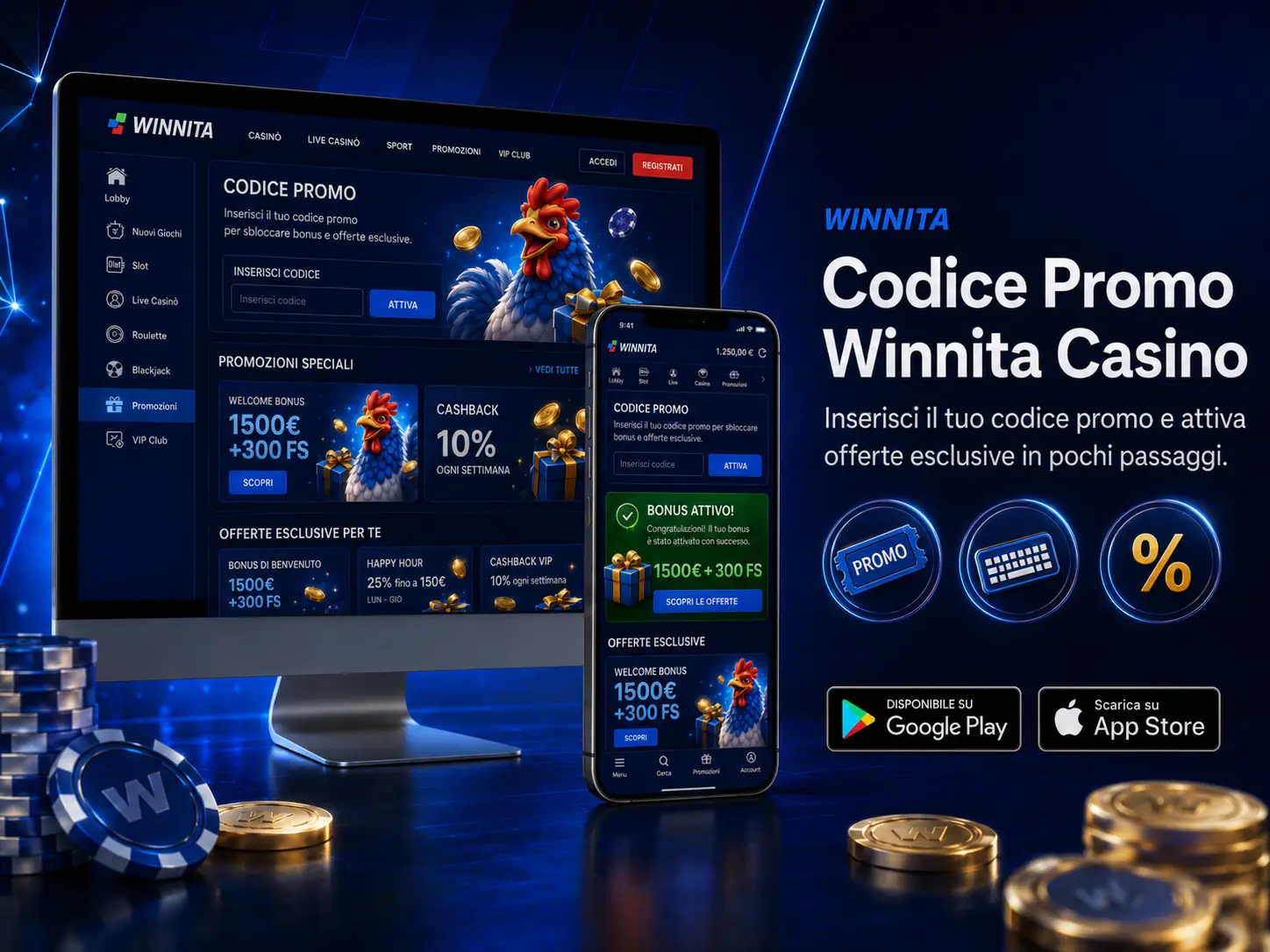Codice Promo Winnita Casino